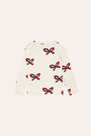 The Campamento Red Ribbons Long Sleeve Kids T-shirt