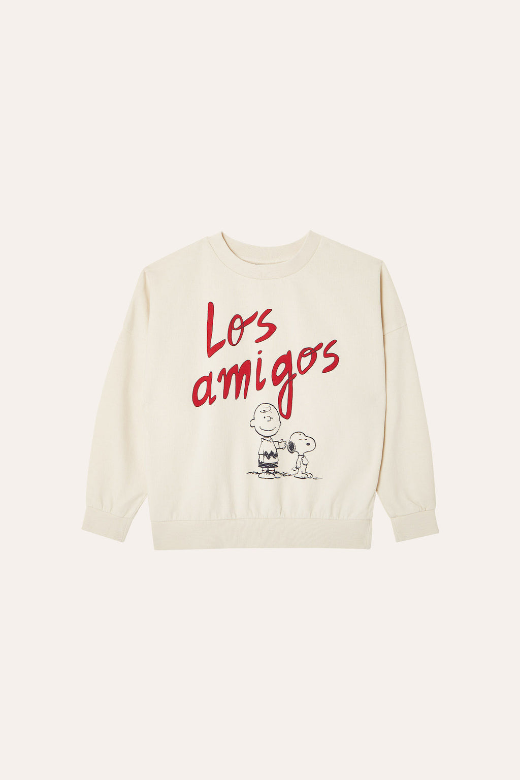 The Campamento Los Amigos Oversized Kids Sweatshirt - White
