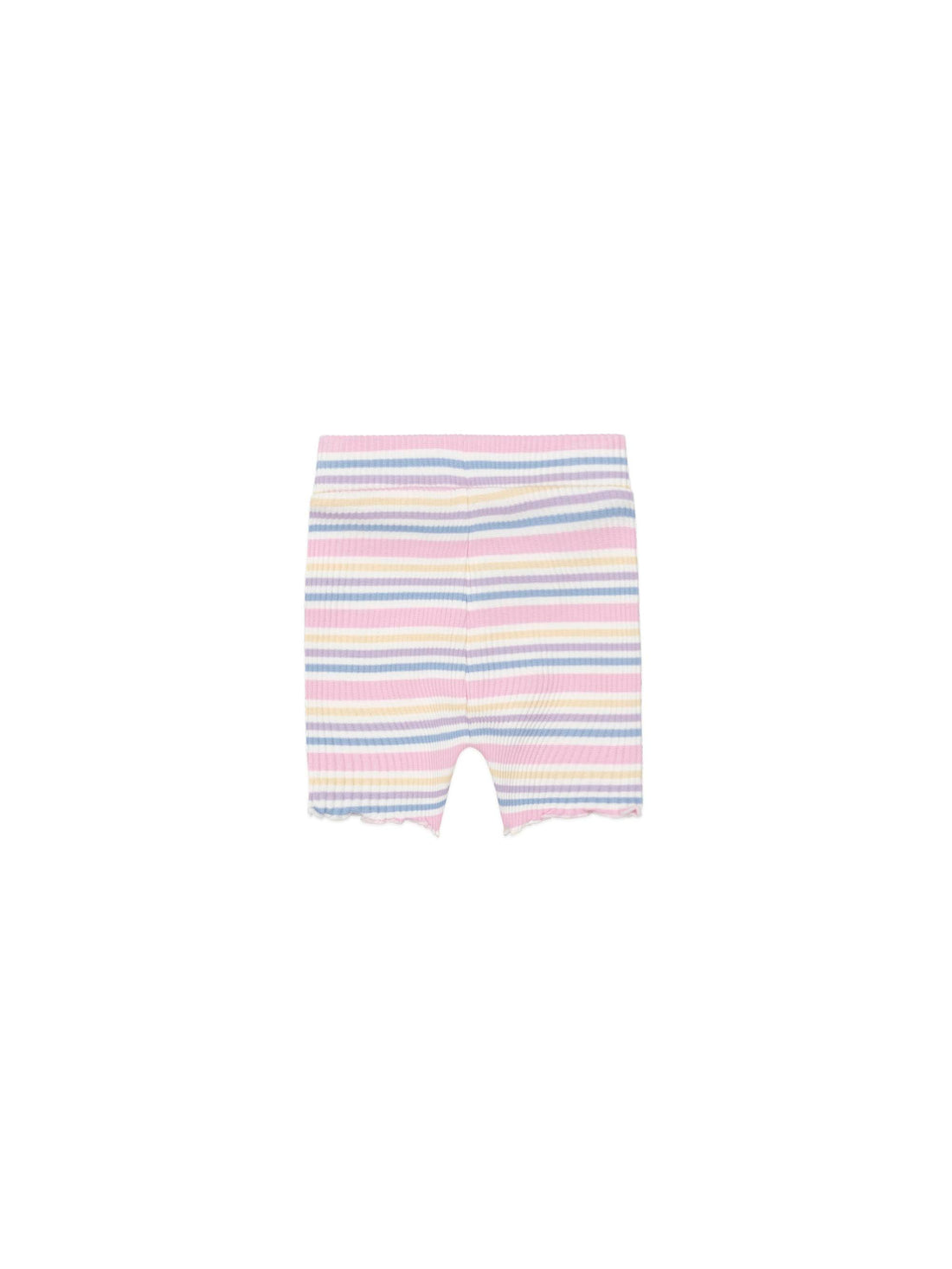 Huxbaby Rainbow Stripe Rib Short - Multi