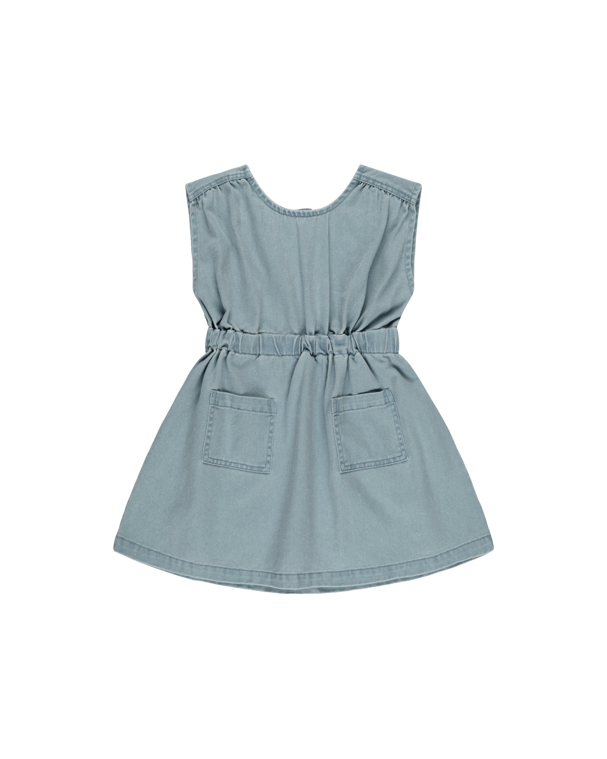 Rylee + Cru Denim Mini Dress - Ocean