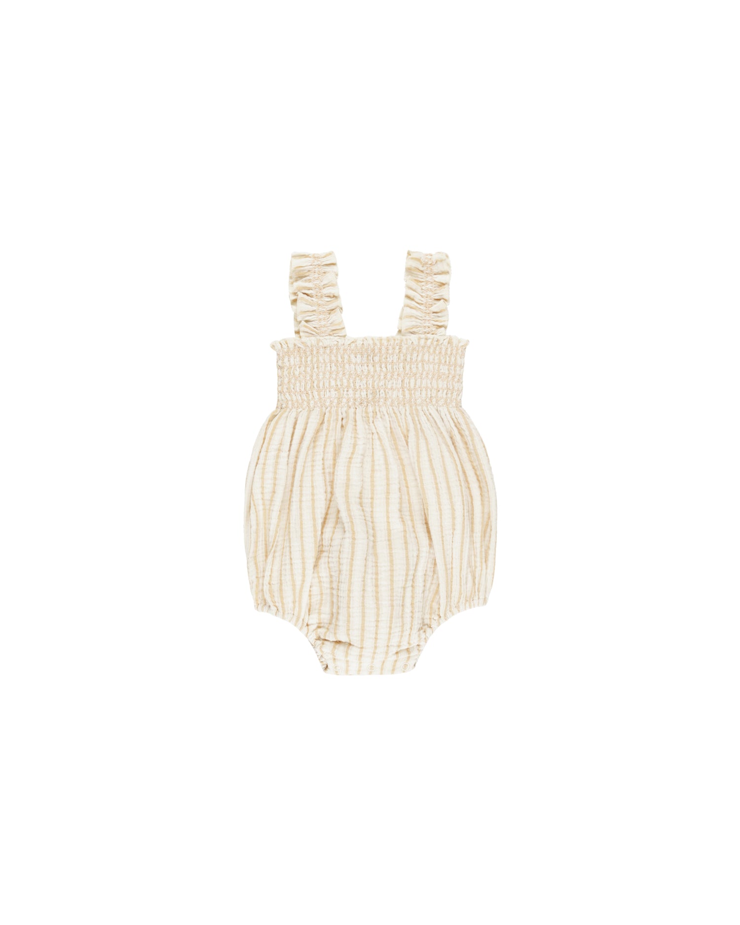 Rylee + Cru Julia Romper - Marigold Stripe