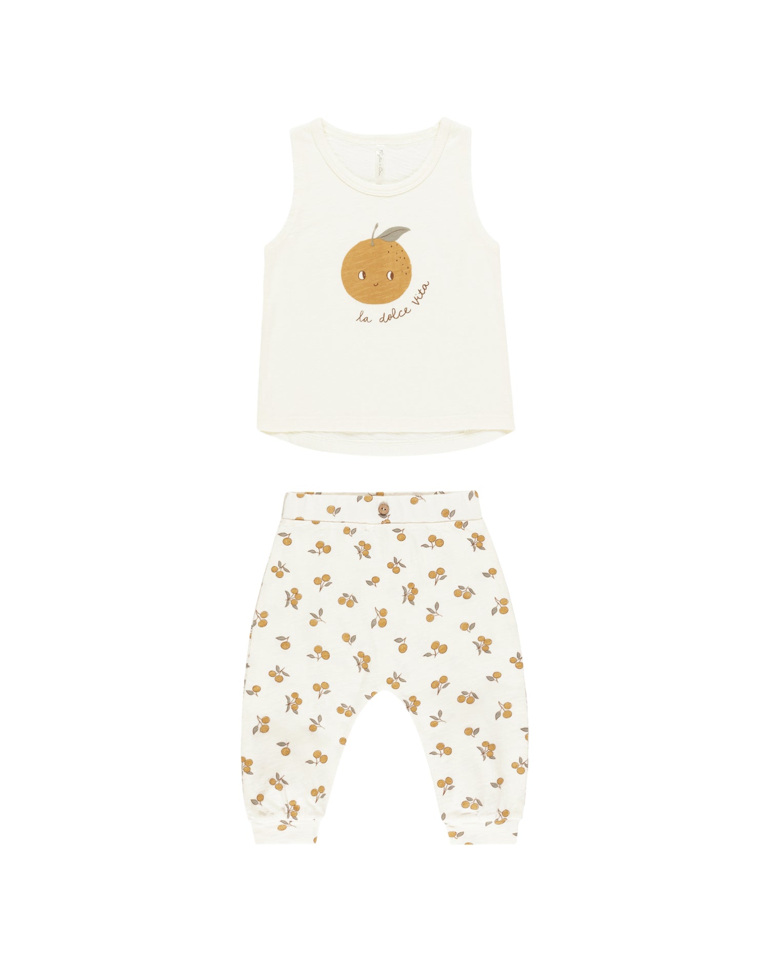 Rylee + Cru Tank + Slouch Pant Set - Oranges