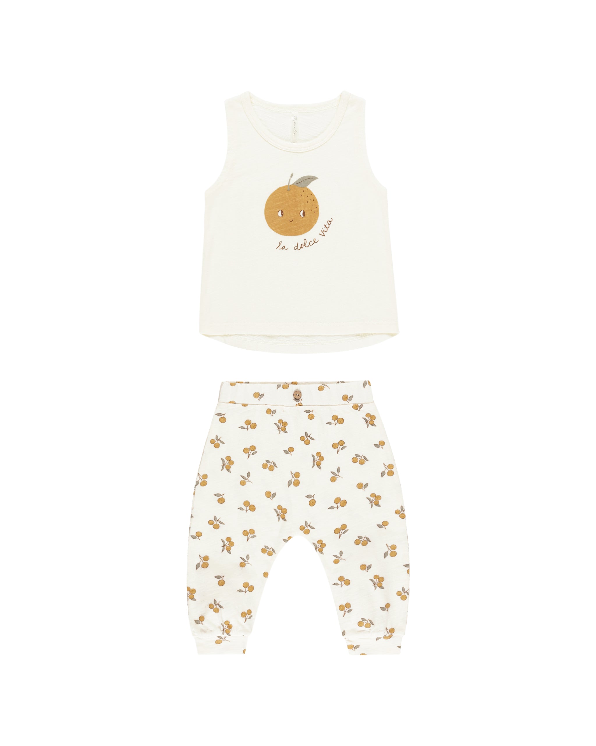 Rylee + Cru Tank + Slouch Pant Set - Oranges