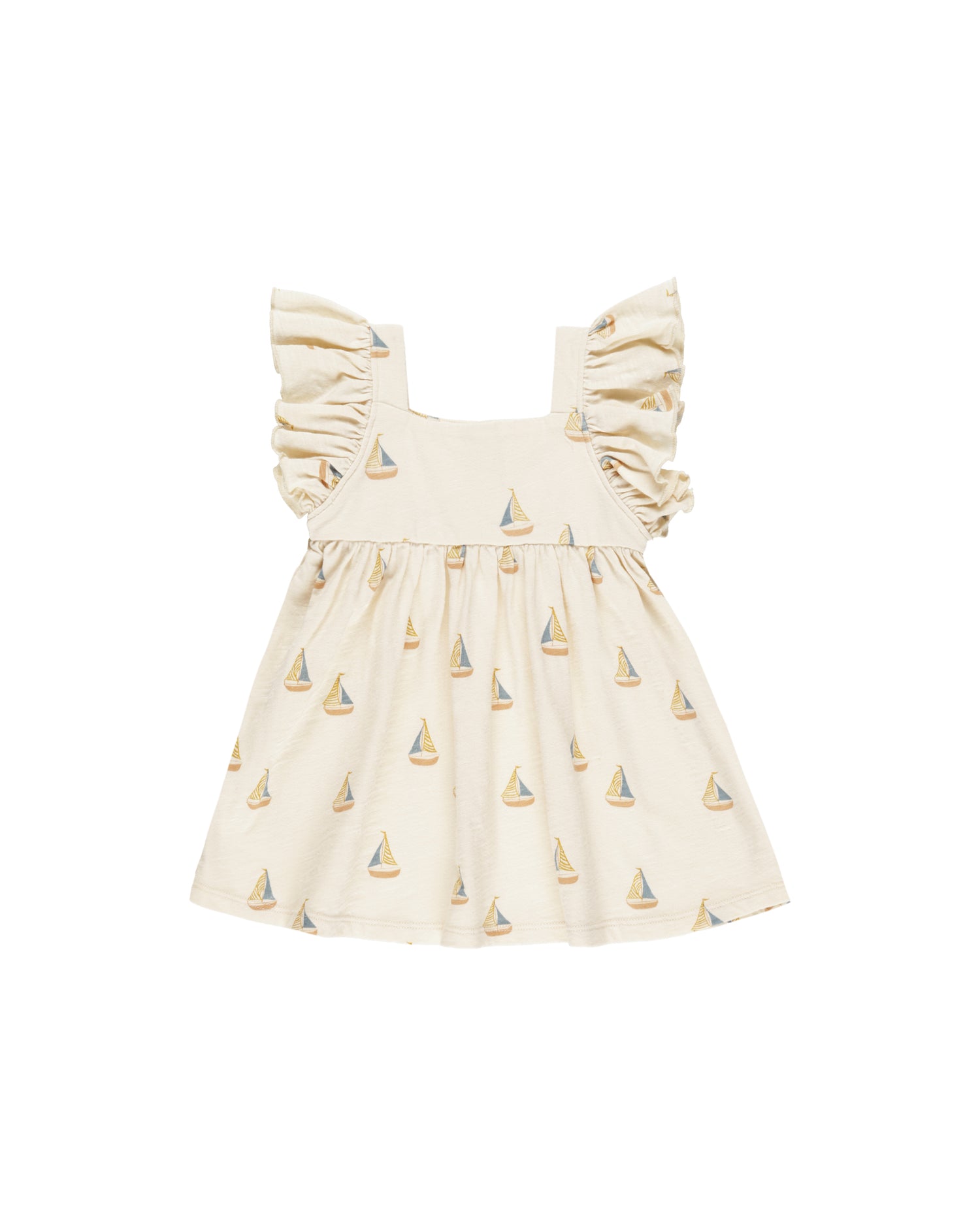 Rylee + Cru Mariposa Dress - Sailboats