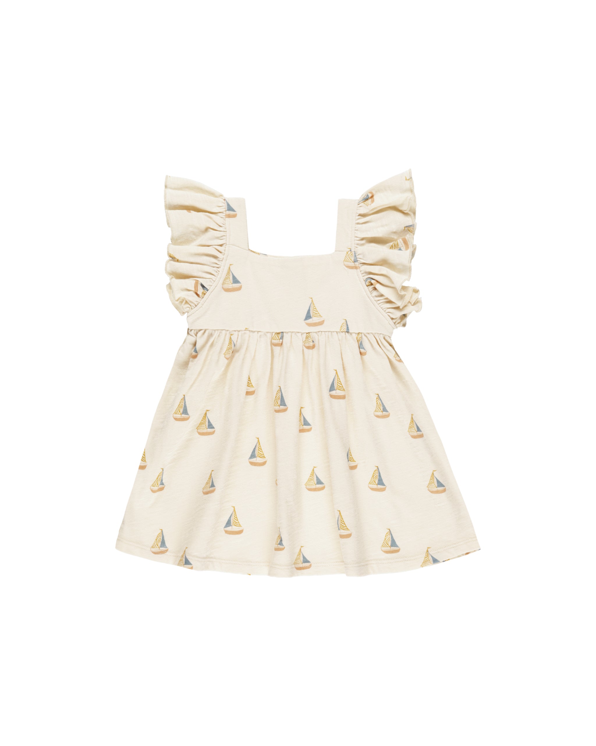 Rylee + Cru Mariposa Dress - Sailboats