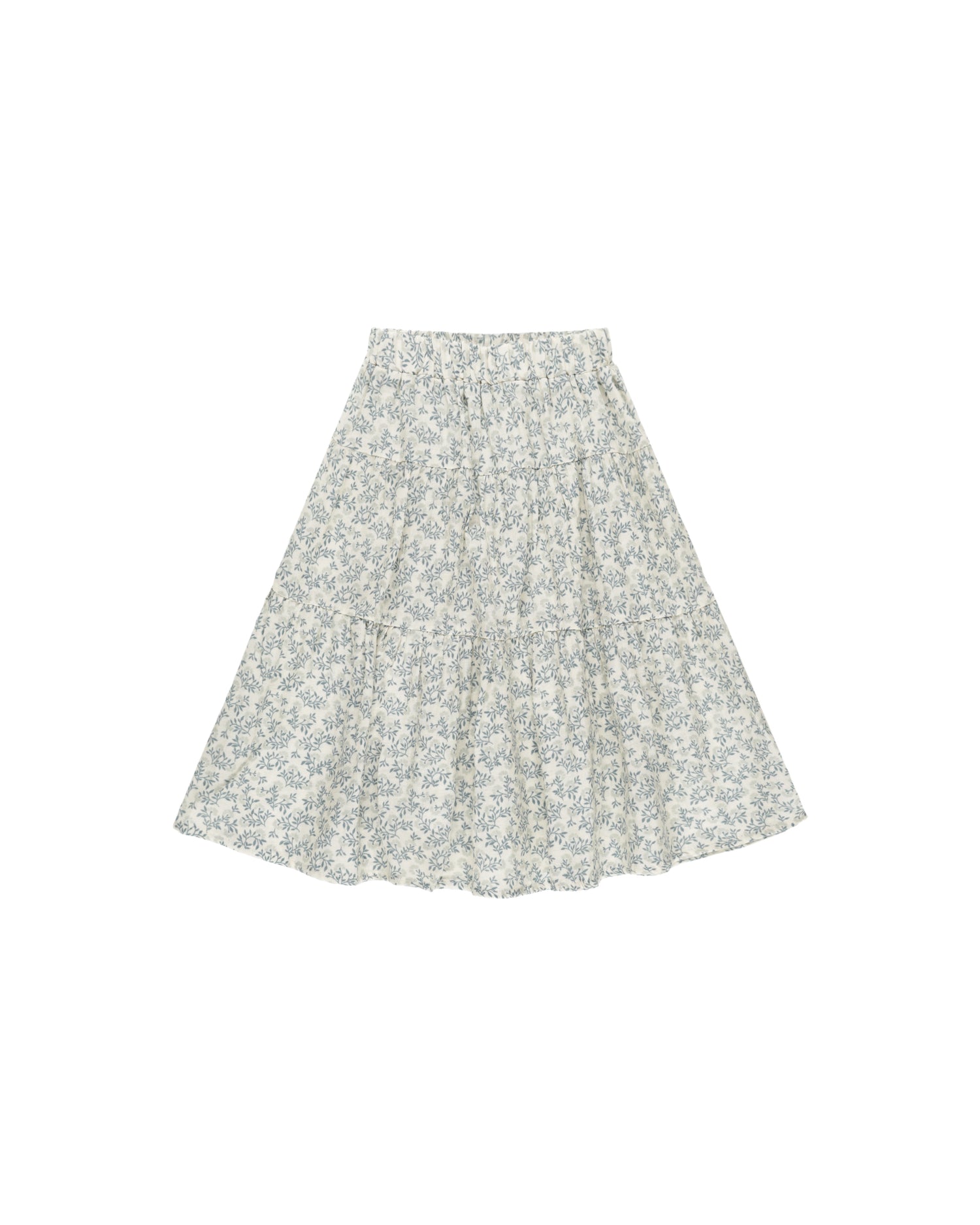 Rylee + Cru Tiered Midi Skirt - Blossom