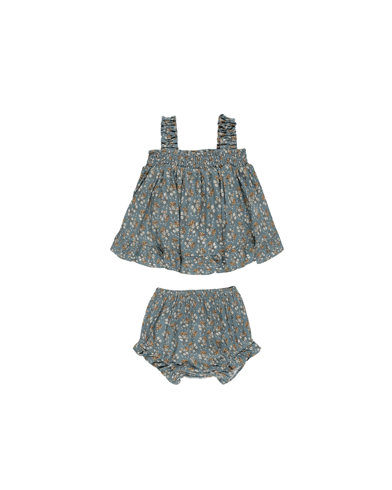 Rylee + Cru Lala Set - Blue Floral