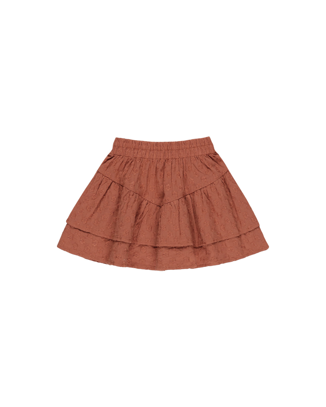 Rylee + Cru Tiered Mini Skirt - Poppy