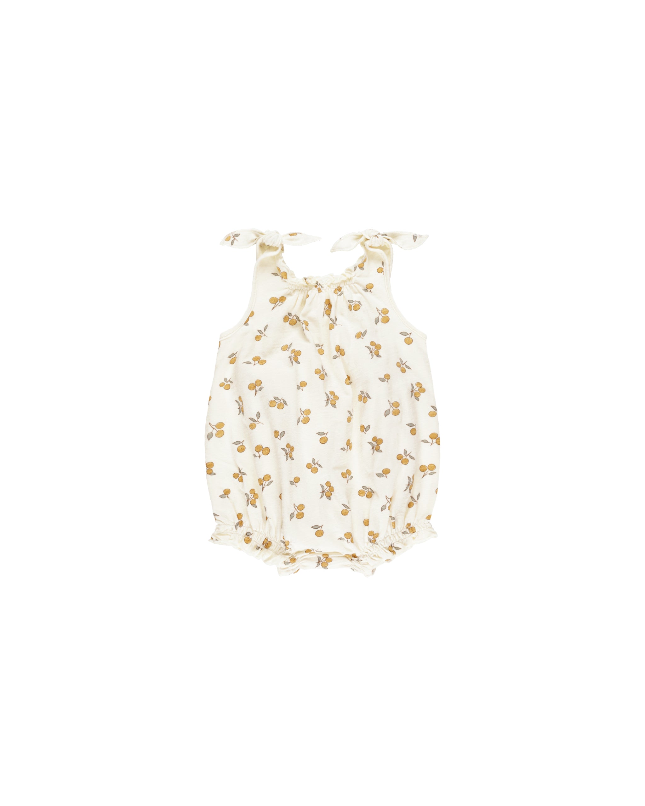 Rylee + Cru Shoulder Tie Bubble - Oranges