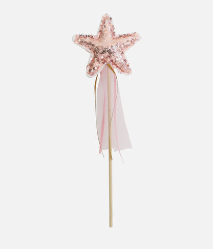 Alimrose Sequin Star Wand Set - Rose Gold