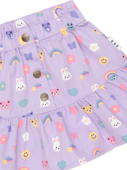 Huxbaby Hux Emoji Frill Skirt - Orchid