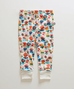 Oeuf Leggings - Gardenia Large Flower