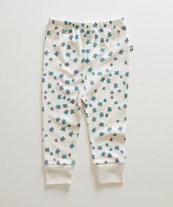 Oeuf Leggings - Gardenia Clover Print