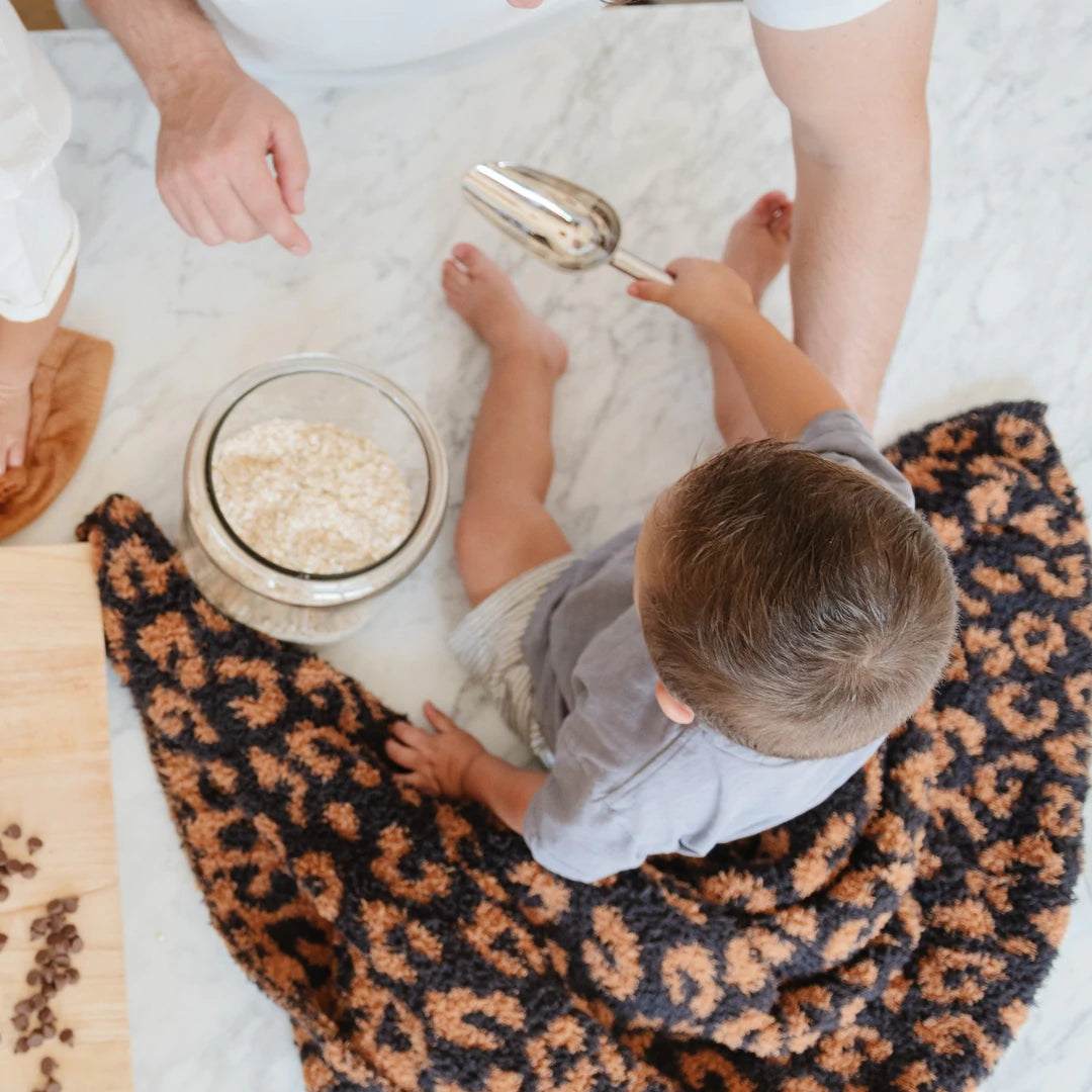 Saranoni Double Layer Bamboni Blanket - Classic Leopard