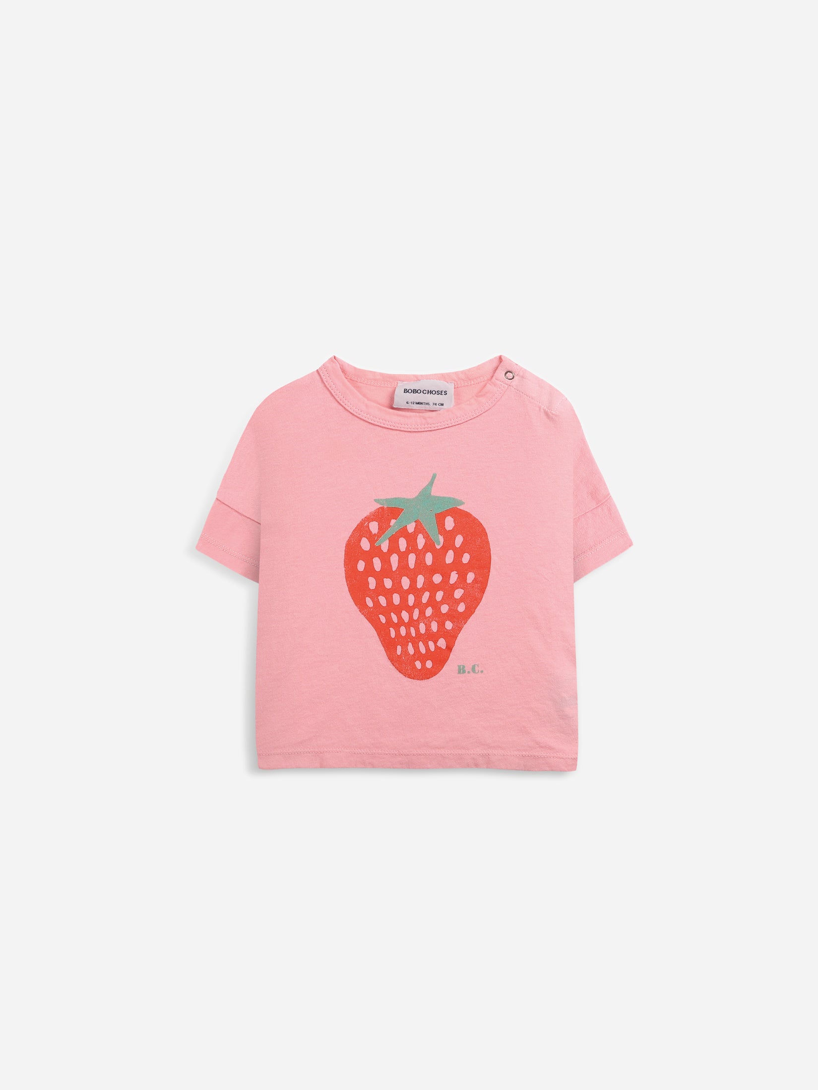 Bobo Choses Strawberry Baby Short Sleeve T-Shirt