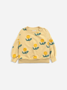 Bobo Choses Wallflowers All Over Baby Sweatshirt