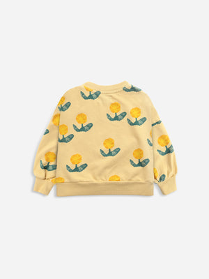 Bobo Choses Wallflowers All Over Baby Sweatshirt