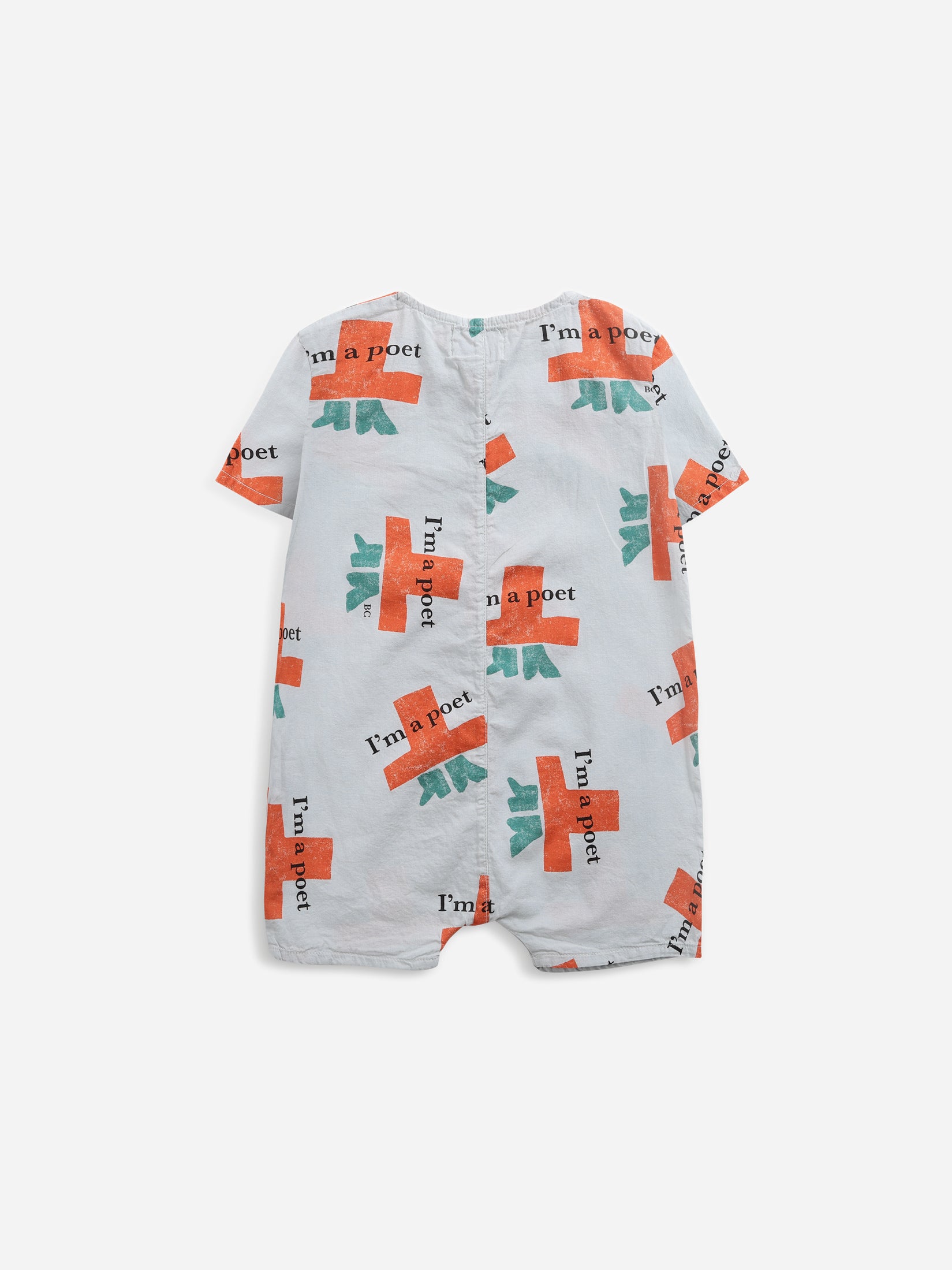 Bobo Choses I'm a Poet All Over Woven Playsuit