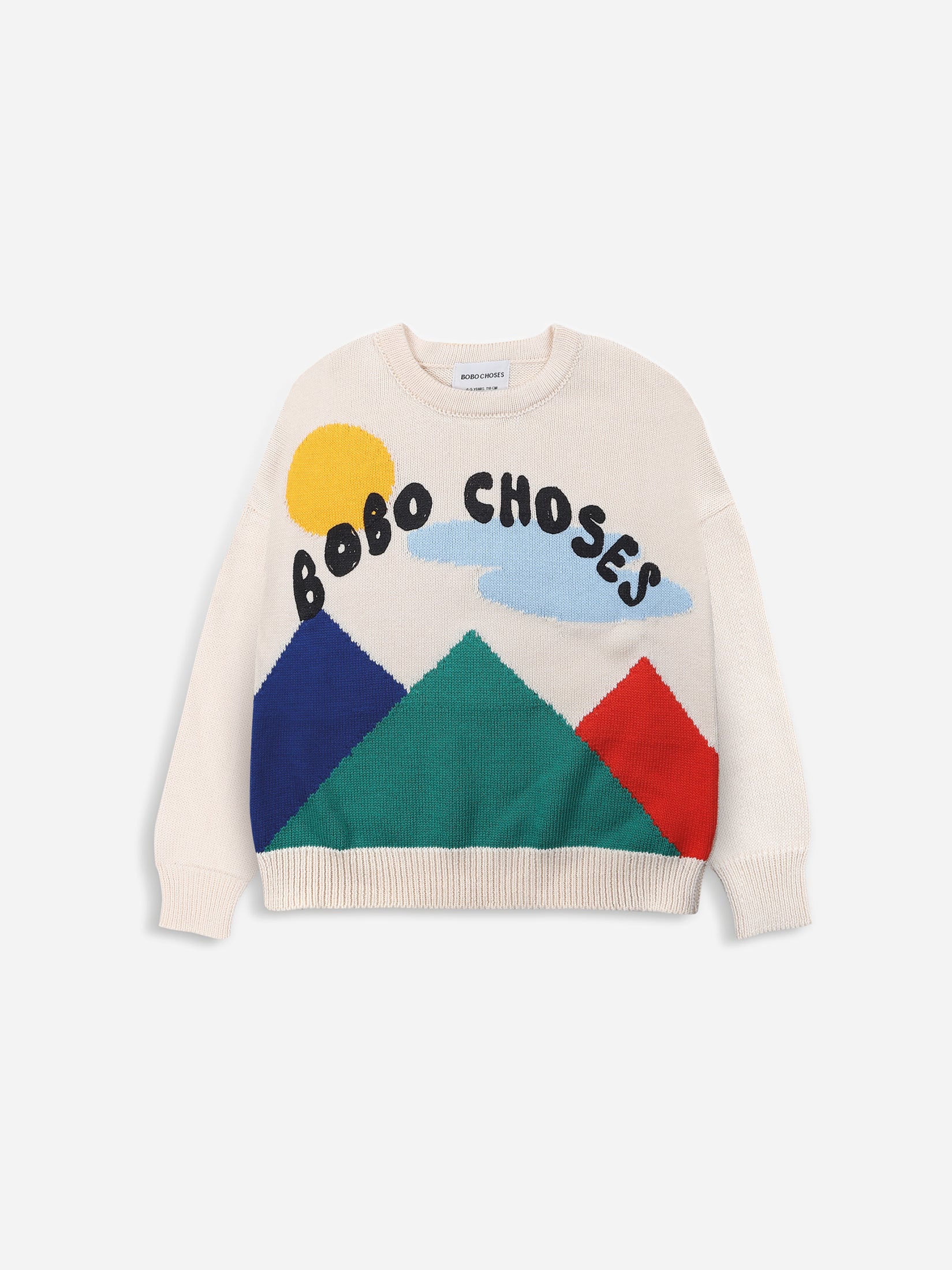 Bobo Choses Landscape Intarsia Jumper