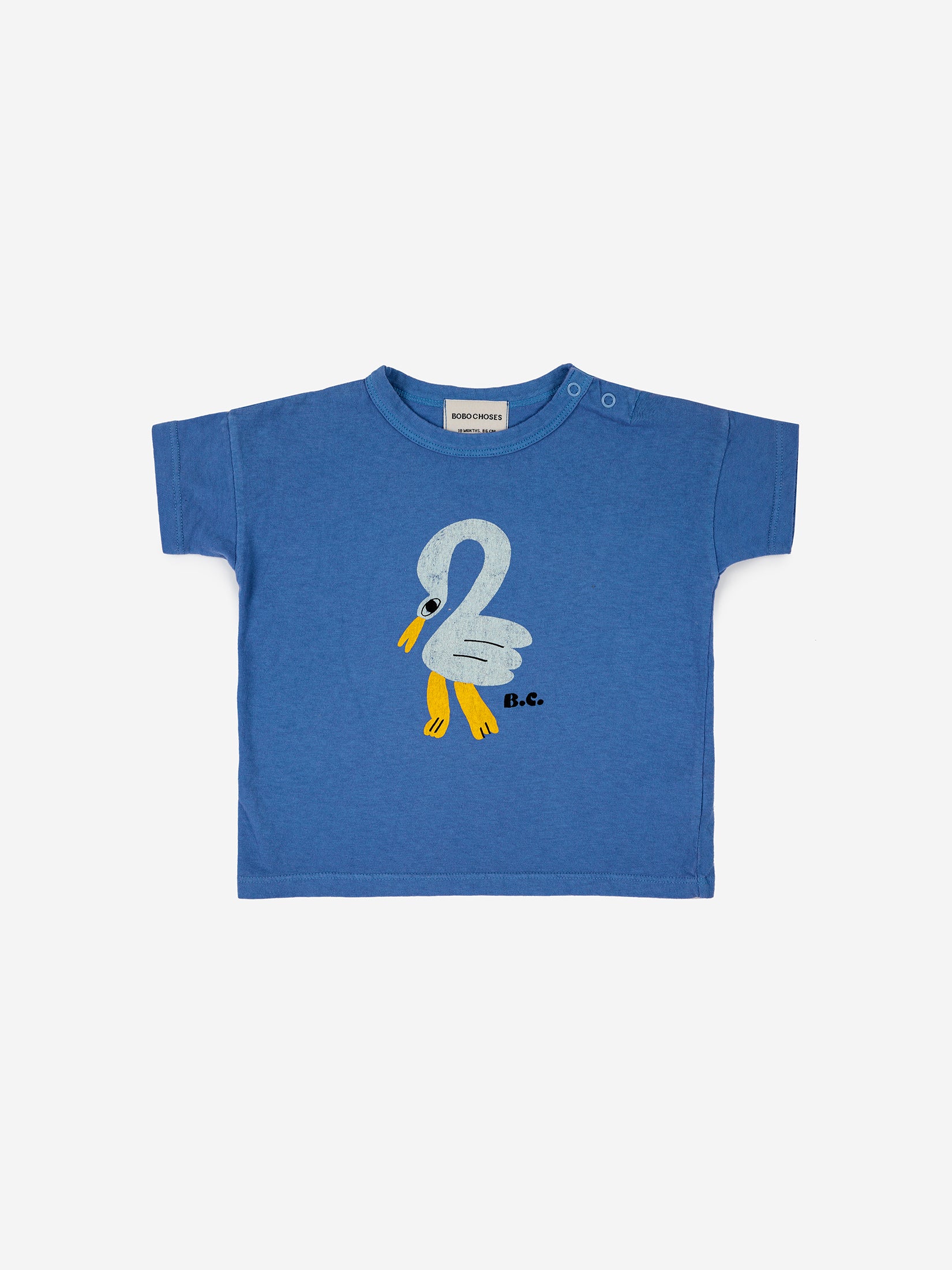 Bobo Choses Pelican T-Shirt - Blue