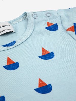 Bobo Choses Sail Boat All Over Playsuit