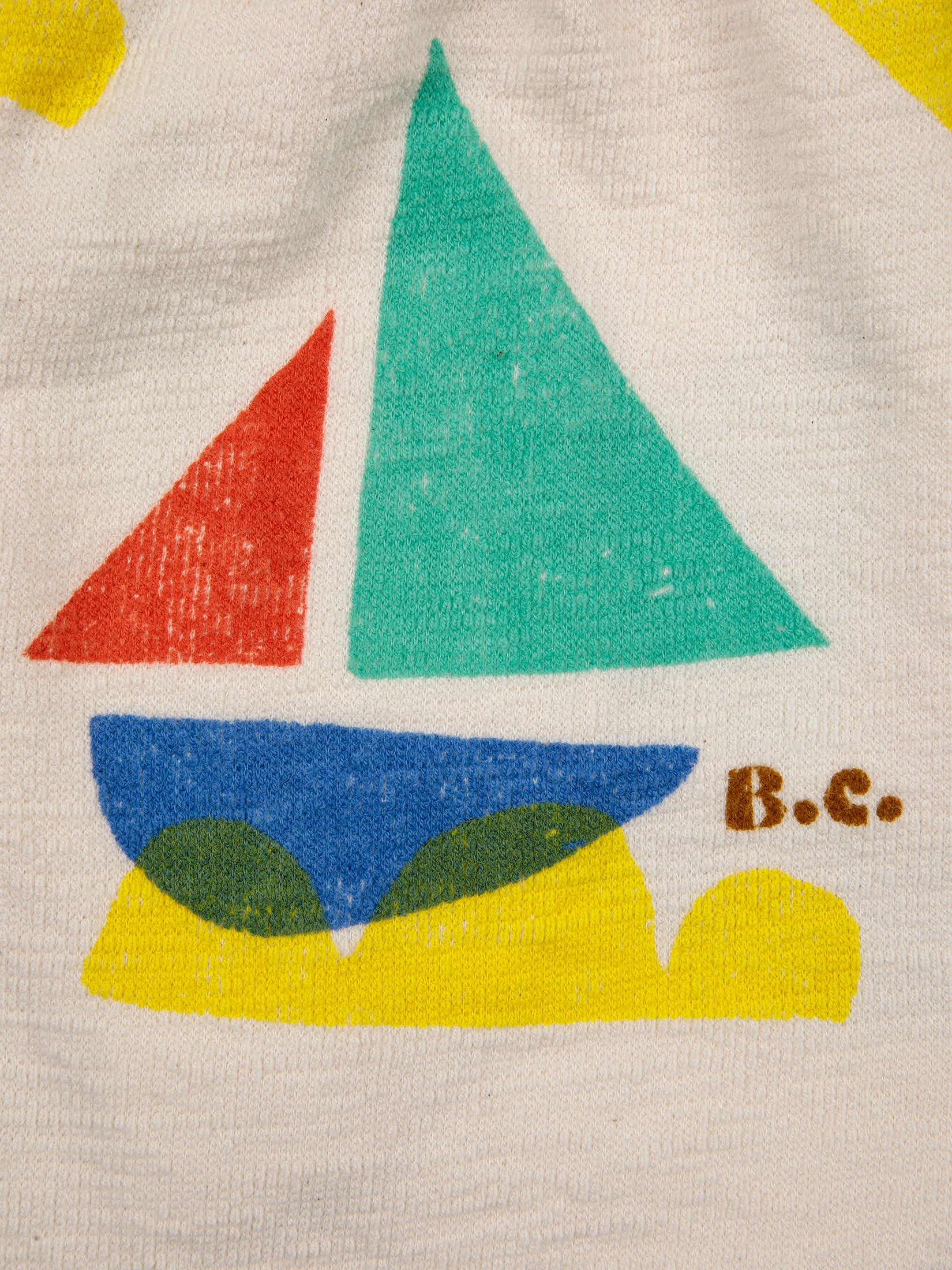 Bobo Choses Multicolor Sail Boat All Over Bermuda Shorts