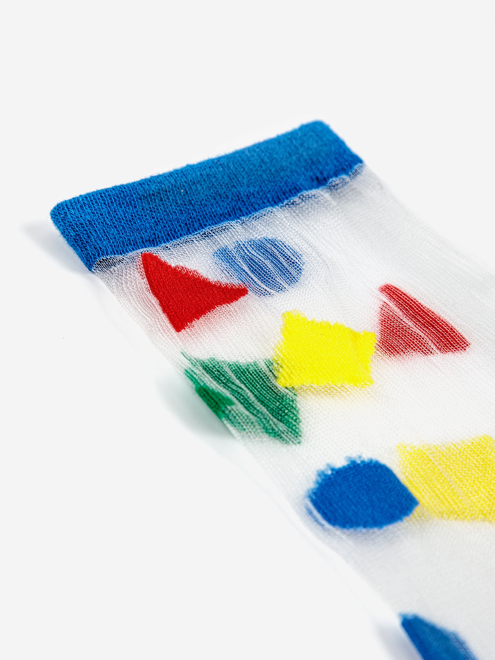 Bobo Choses Geometric Colors Transparent Short Socks