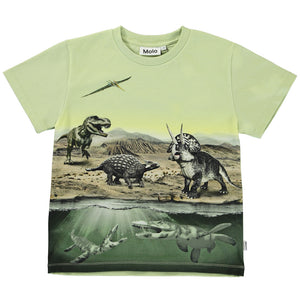 Molo Rame Short Sleeve T-shirt -  Dino Earth