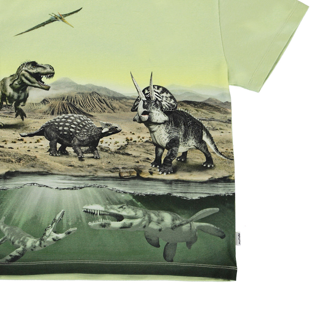 Molo Rame Short Sleeve T-shirt -  Dino Earth