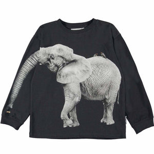 Molo Rube Long Sleeve T-Shirt - Elephant