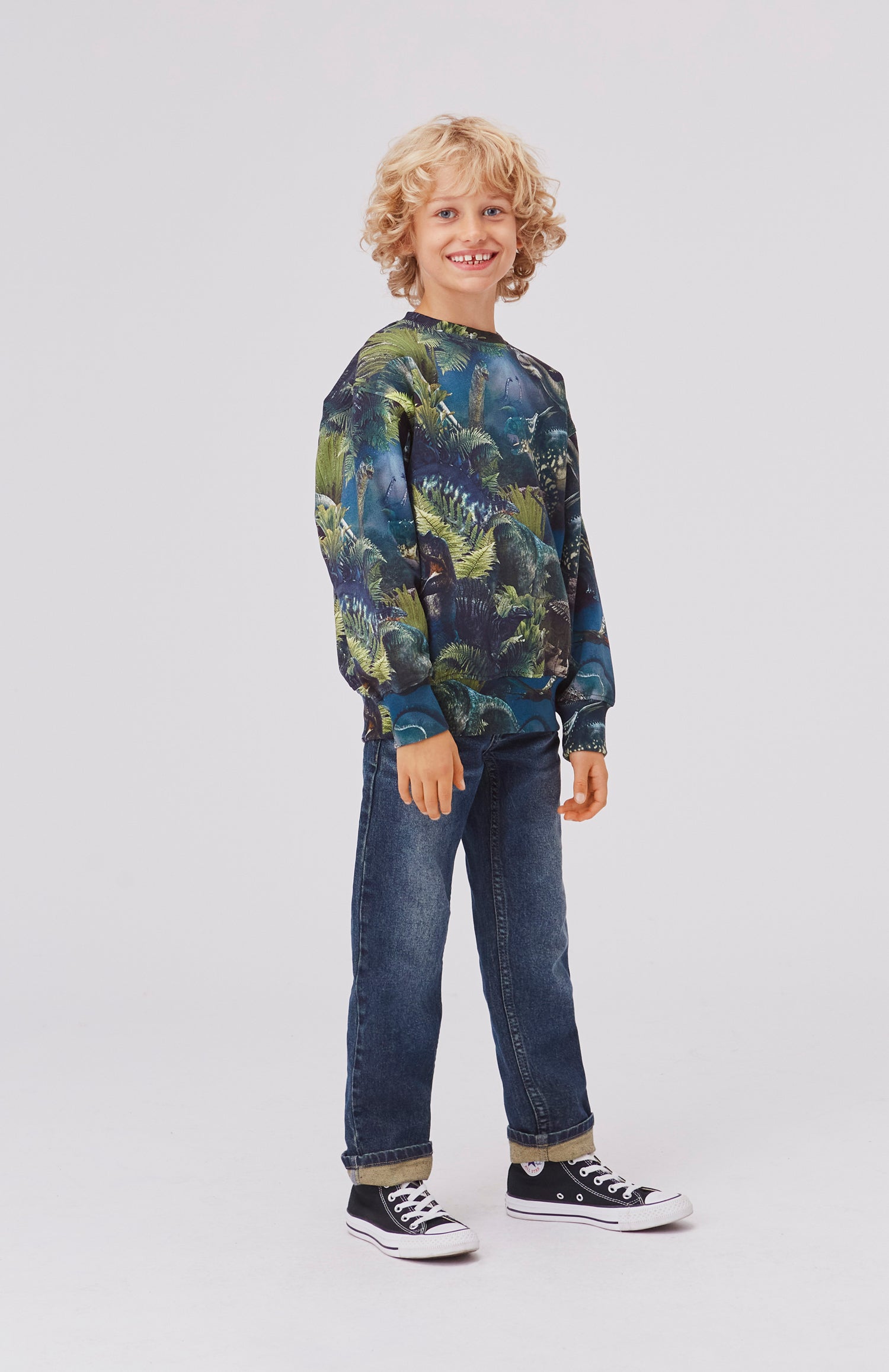 Molo Mattis Sweatshirt - Dino Night
