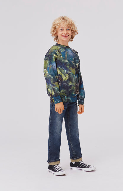 Molo Mattis Sweatshirt - Dino Night