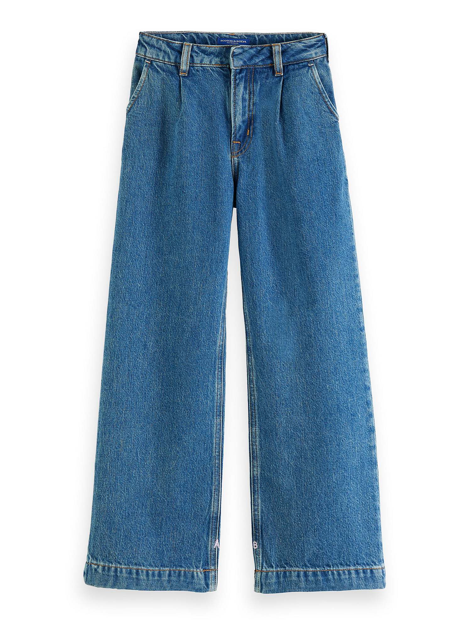 Scotch Soda Girls Tide Balloon Fit Jeans - Washed