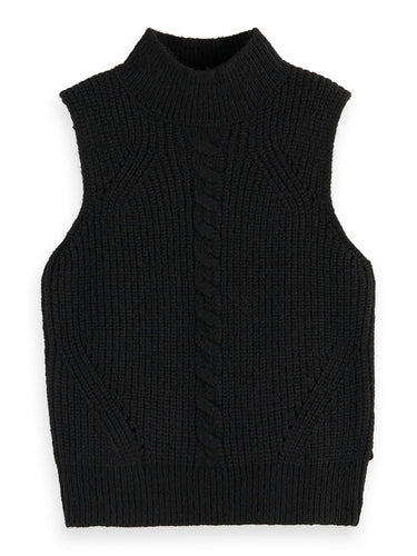 Scotch & Soda Girls Sleeveless Knit - Black