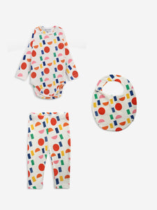 Bobo Choses Color Play Allover Baby Set