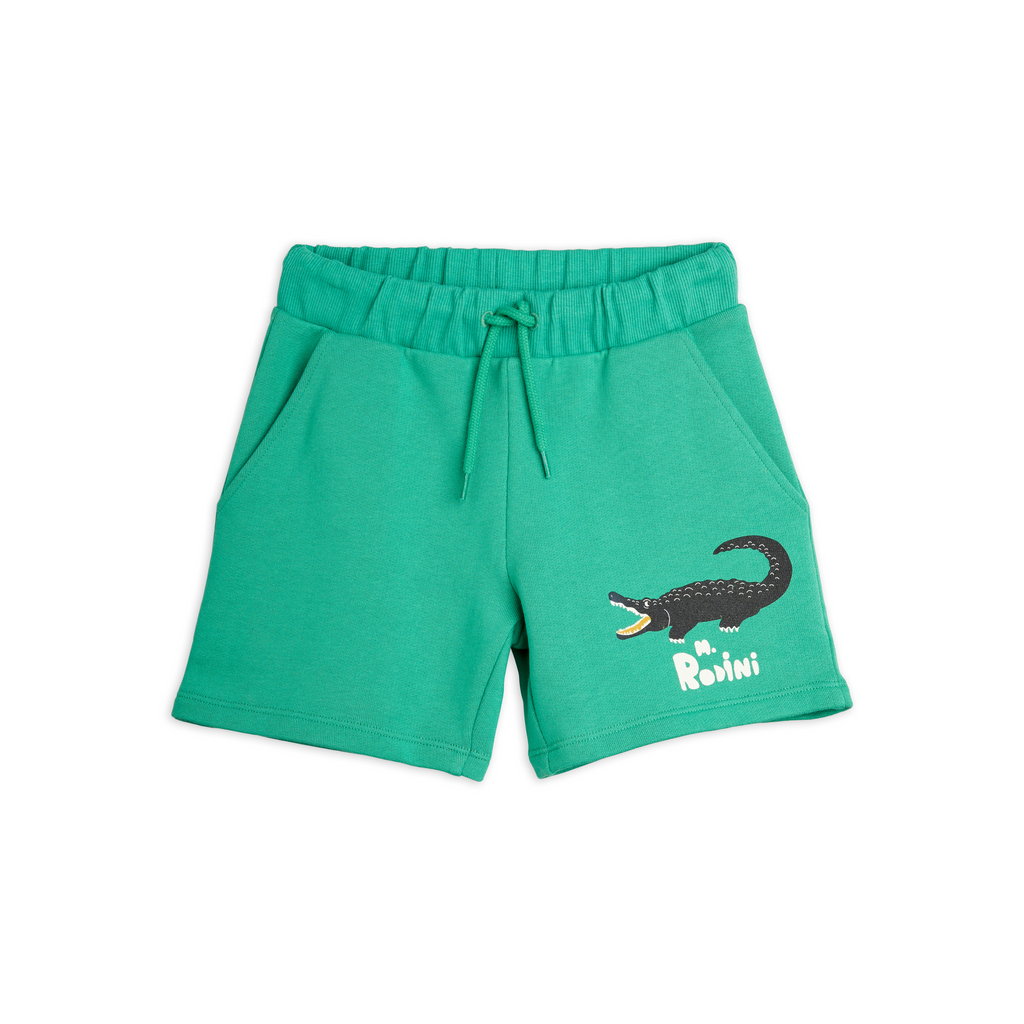 Mini Rodini Crocodile Shorts - Green