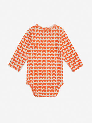 Bobo Choses Baby L/S Bodysuit - Hearts all Over