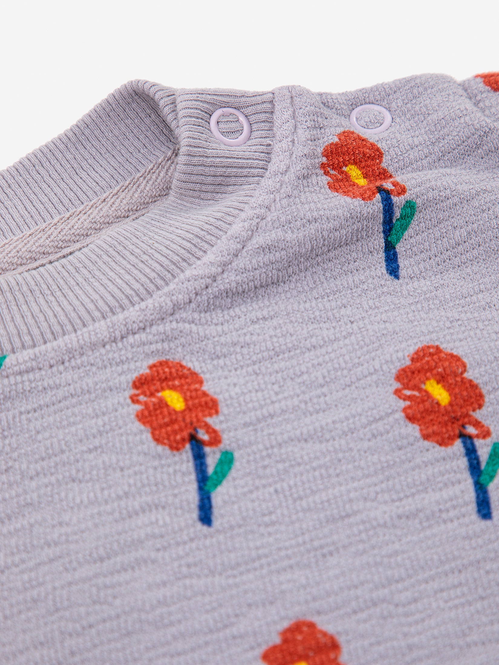 Bobo Choses Baby Sweatshirt - Flowers all Over