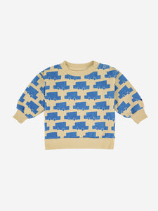 Bobo Choses Baby Sweatshirt - Cars all Over