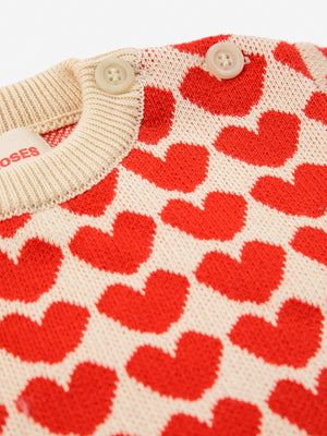 Bobo Choses Baby Jumper - Hearts