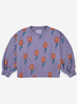 Bobo Choses Kids Cropped Sweatshirt - Flowers all Over