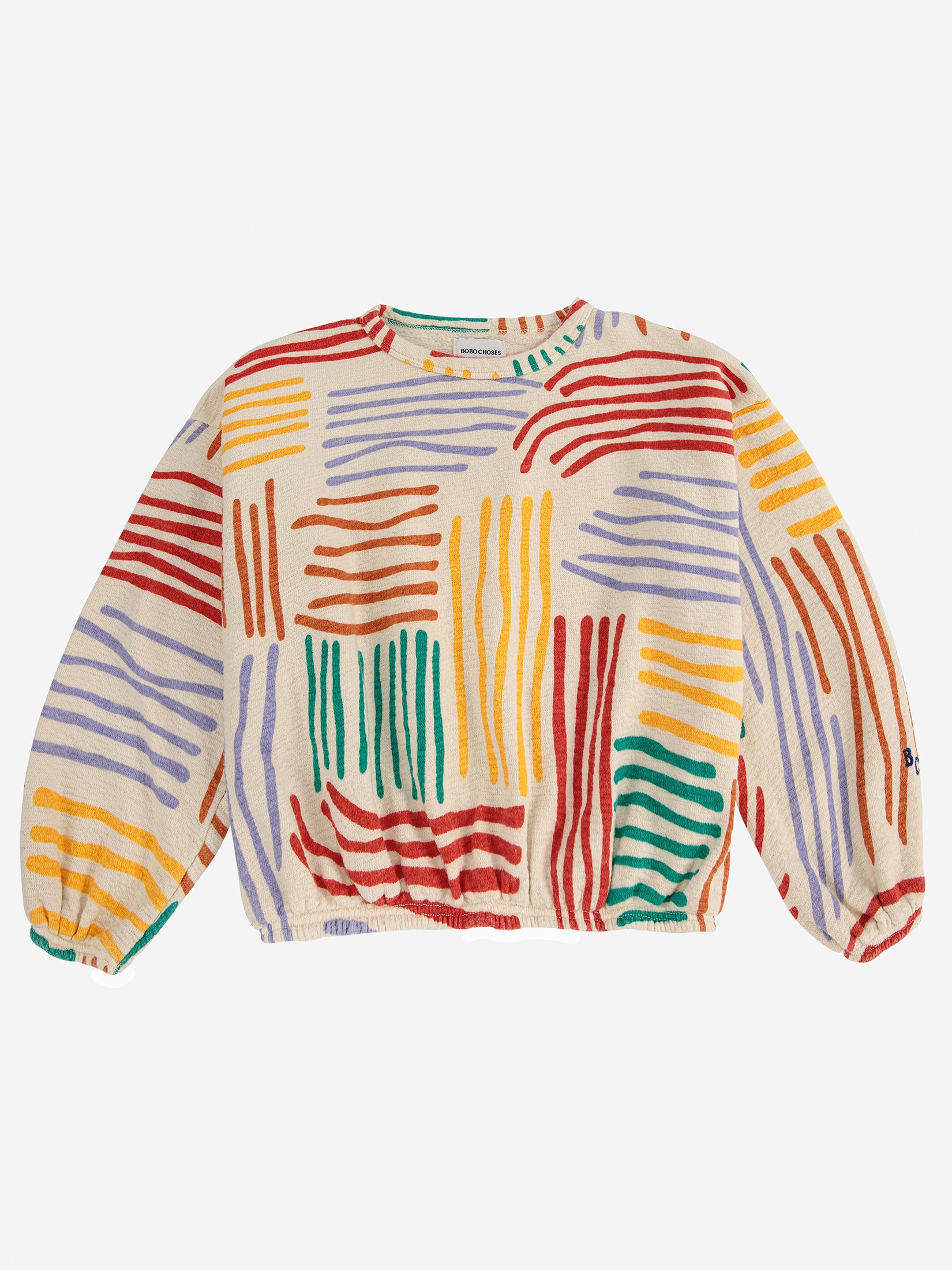 Bobo Choses Kids Sweatshirt - Crazy Lines all Over
