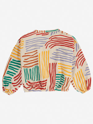 Bobo Choses Kids Sweatshirt - Crazy Lines all Over