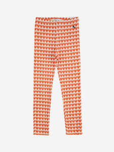 Bobo Choses Girls Leggings - Hearts all Over
