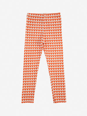Bobo Choses Girls Leggings - Hearts all Over