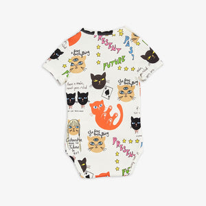 Mini Rodini Clairvoyant Cats Bodysuit - Multi