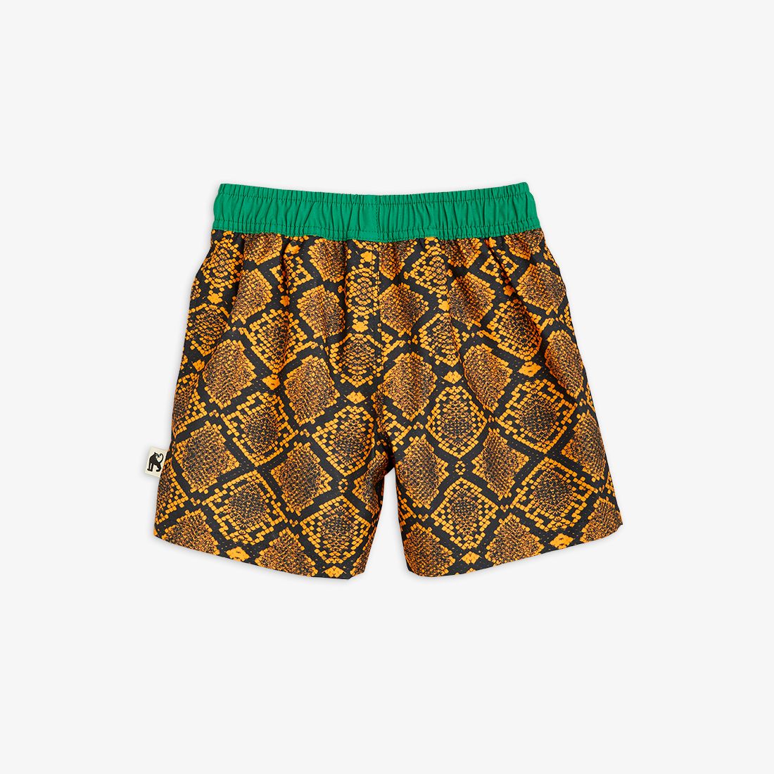 Mini Rodini Snake Skin Swim Shorts - Brown