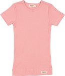 MarMar Copenhagen Short Sleeve Plain Top - Pink Delight
