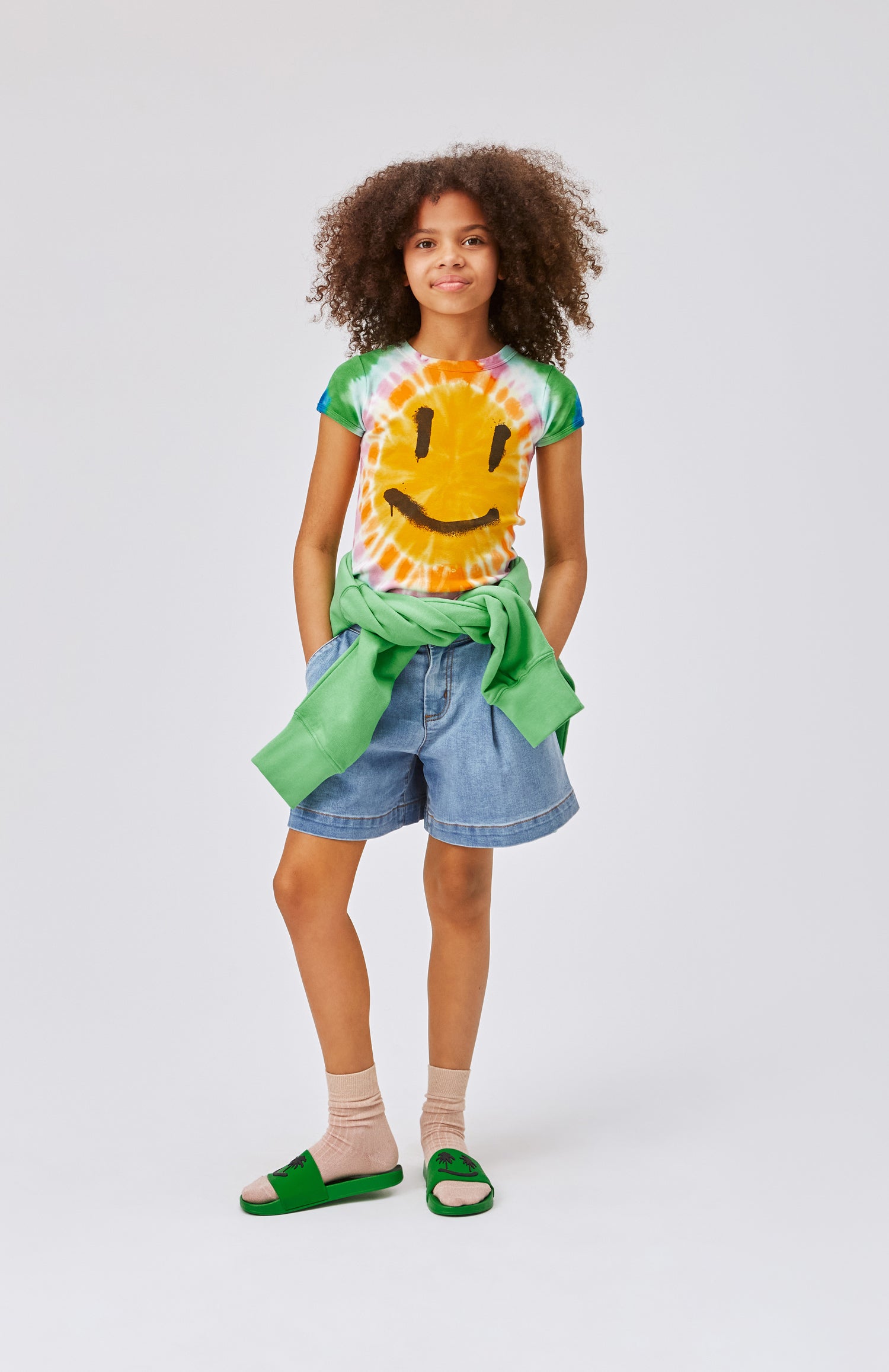 Molo Amari Shorts - Washed Blue Denim