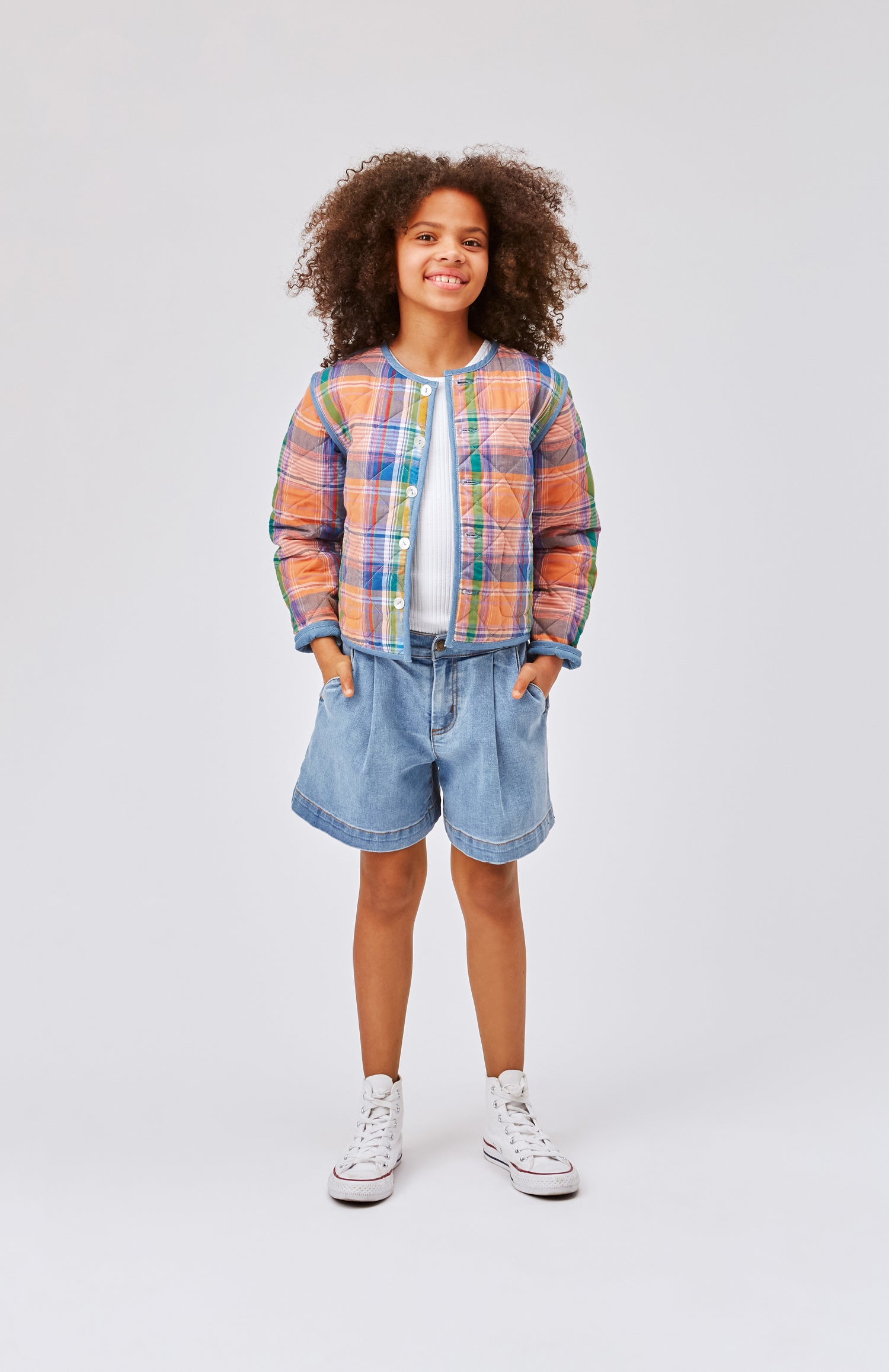 Molo Amari Shorts - Washed Blue Denim